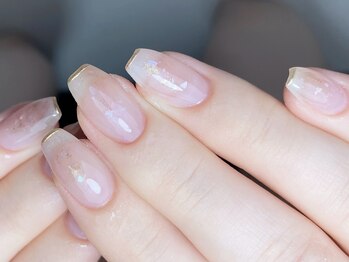 ネイルカラーリリー(Nail Calla Lilly)/持ち込みニュアンスアート*