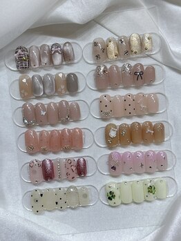 ウィッシュネイル 名古屋店(Ｗish Ｎail)の写真/カラー/アート/サンプル数に自信【今月のキャンペーンネイル★ジェル5980円】アート&オフ無料込☆色変更OK
