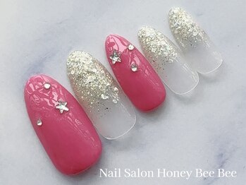 ハニービービー(Honey Bee Bee)/大人キラスターネイル