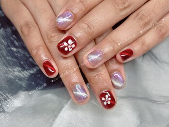アイリスネイル 大塚(Iris Nail)/マグネット＋デザイン2本