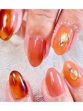ネイルエルフ(Nail Aelf)/【三郷駅】艶べっ甲ニュアンス