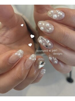 エヌーク バイ ブラウン(enurk by Brown)/フレンチミラー×パールデザイン