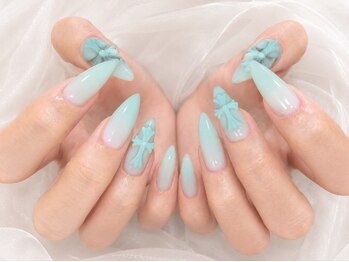 Eclat Nail【エクラネイル】長堀橋駅前店 フィルイン/長さだし/ワンホン/韓国ネイルの写真/トレンドパーツを豊富にご用意♪豊富なカラーと組み合わせてワンランク上のトレンドデザインへ◎