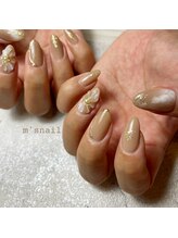 エムズネイル 武生店/ぷくぷくフラワーネイル☆