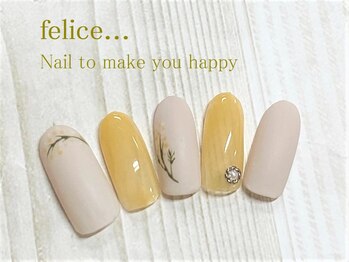 ネイルサロン フェリーチェ(felice)/【定額ネイル】¥7480