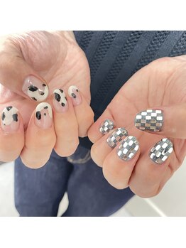 ミルクドット(MiLK.)/ミラーボールネイル