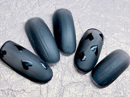 ハート バレンタインネイル