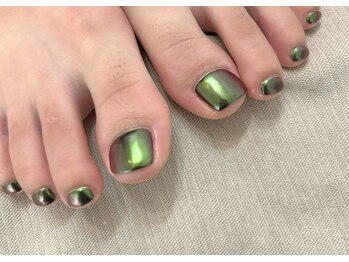 アオ おもろまち(ao.)/フットミラーネイル