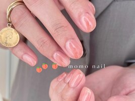 桃ネイル/フィルイン