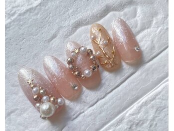 ラヴィネイル(La Vie Nail)/クリスマス/ベビーピンク/パール