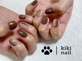 バレンタインネイル