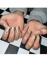 モレリア 心斎橋店(morelia)/ちぐはぐネイル