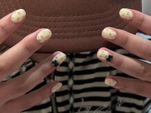 アイネイルズ 梅田店(I nails)/Meiko限定手書きフラワーネイル