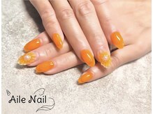 アイルネイル(Aile Nail)/ぷっくりフラワー