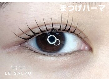 サリュウ 西新店(Salyu)の写真/【好印象な目元に】眉毛とまつげパーマorパリジェンヌをお選びいただける同時施術が人気◎ 美しい目元へ♪