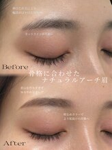 アイブロウドット 名古屋駅前(i)/美眉スタイリングBefore→After