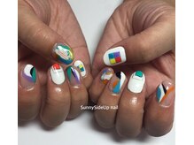 サニーサイドアップ ネイル(Sunny SideUp nail)/幾何学模様とpop art