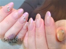 セッテネイル(Sette Nail)/マグネットネイルをフレンチに☆