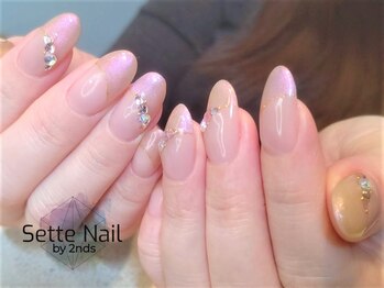 セッテネイル(Sette Nail)/マグネットネイルをフレンチに☆