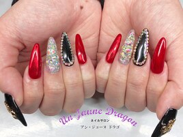 【ロングネイル】ミラーネイル