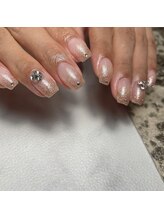 リシアネイル 高崎緑町店(Recia Nail)/ラメ/グラデーション/ビジュー