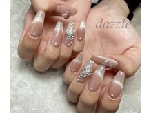 ダズル(dazzle)/マグネットフレンチネイル