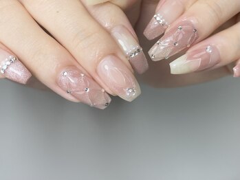 ネイルカラーリリー(Nail Calla Lilly)/持ち込みアート*