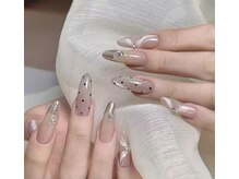 アモールビューティー 新宿店(Amor Beauty)/チップ長さだしワンホンネイル