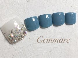 キラキラ夏ネイル