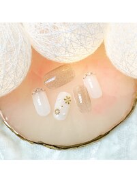 定額¥6500スタッズフラワー