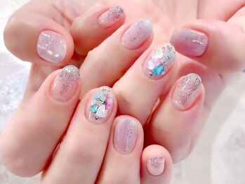 #梅雨#爽やか#シェル#キラキラ