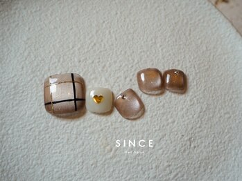 シンス(Since)/2月foot monthly design