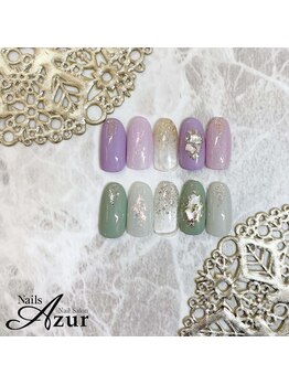 ネイルズアジュール アピタ新潟西店(Nailz Azur)/ハンド　定額デザインCコース