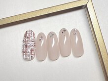 ベアトリーチェ 新宿西口(Beatrice)/ツイードネイル　¥7800