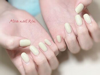 アリサネイル(ALISA NAIL)/黄色ワンカラー