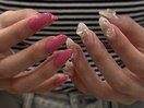 pink×クリアdesign
