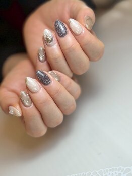 ココ(Coco)/マグネット　冬ネイル