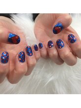 デュアスアール チャンドラ(DuasR chandra)/個性派キラキラネイル