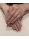 シンプルネイル　アダチ