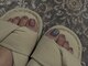 アンゲッコ 長堀橋(angecco)の写真/サンダル映えする足元へ♪フットネイルで夏支度◎