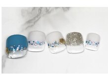 クリスタルネイル パークプレイス店/バルーンフレンチ×シェル