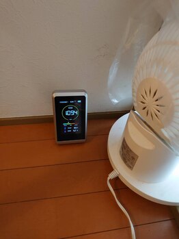 グリーンペリカン 晴療院(Green Pelican)/二酸化炭素濃度チェック