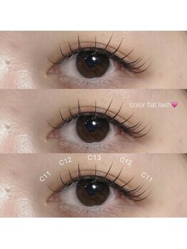 クリークボイスヘアー 東原店(CLIQUE voice hair)/color flat lash