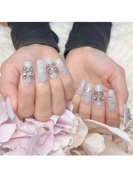 チークリボンネイル