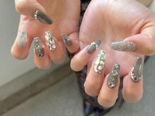 オニカネイル 表参道(ONIKA nail)/ブラックマグネット