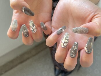 オニカネイル 表参道(ONIKA nail)/ブラックマグネット