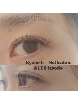 アイラッシュ ネイルサロン アレス 経堂店(Eyelash Nailsalon ales)/★フラットエクステ120本★