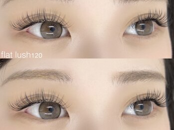 アンダーバーホワイト 大阪上本町店(_WHITE)/フラットラッシュ120本