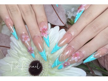 ティーアンドケー ネイル(T&K nail)の写真/カラー豊富に取り揃え！！画像再現度&デザイン提案も高く満足度◎カラー&パーツ取扱いトップクラス♪