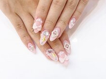 ネイルコレクション ベビーピンク(Baby Pink)/ジェルアート放題★リボン